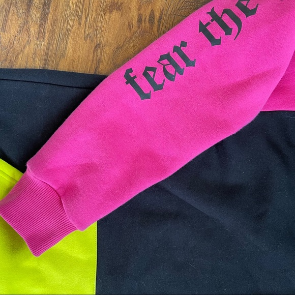 Retro Vibes Color Block Hoodie - Picture 8 of 12